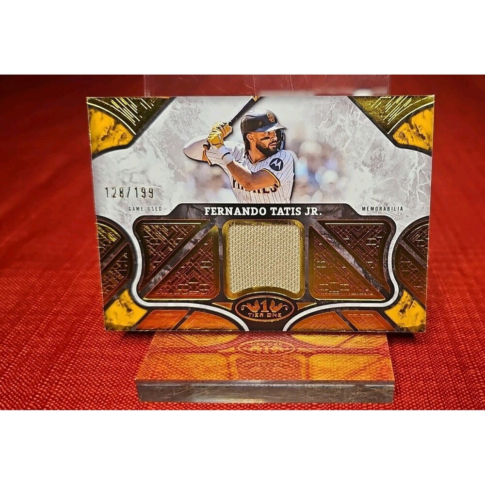 2025 Topps Tier One Tier One Relics Fernando Tatís Jr. #T1R-FT /199 (MEM) Padres